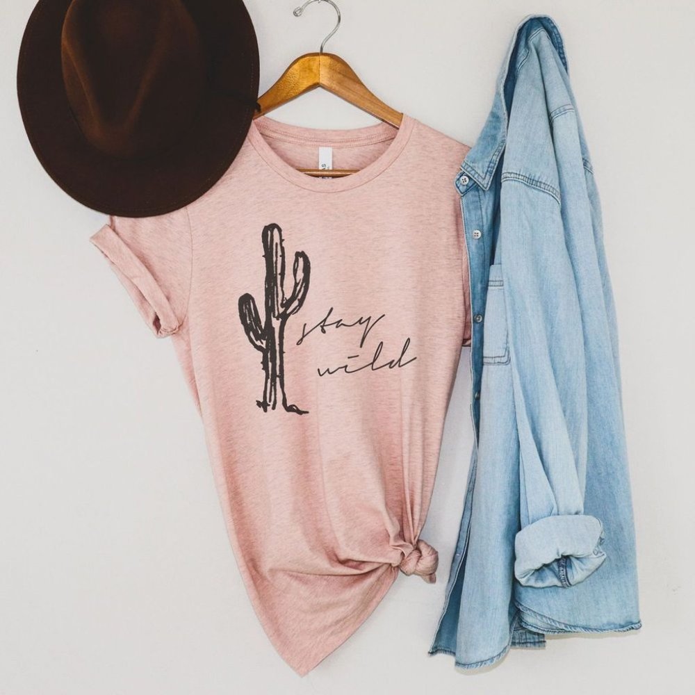Stay Wild Cactus Tee